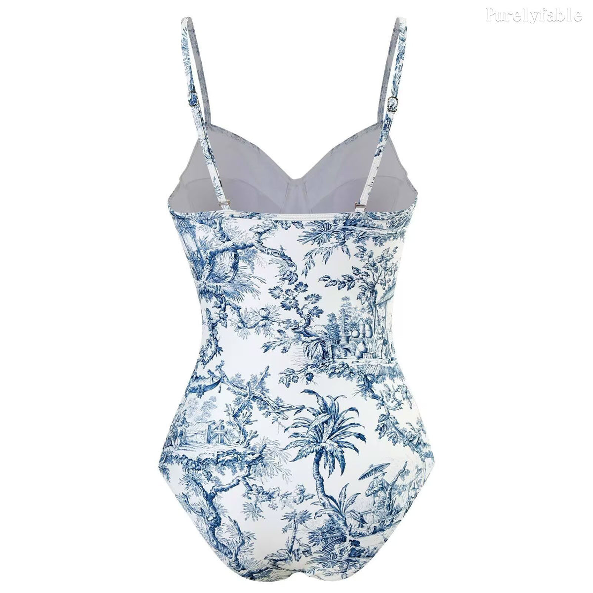 Retro-Print One-Piece Bikini