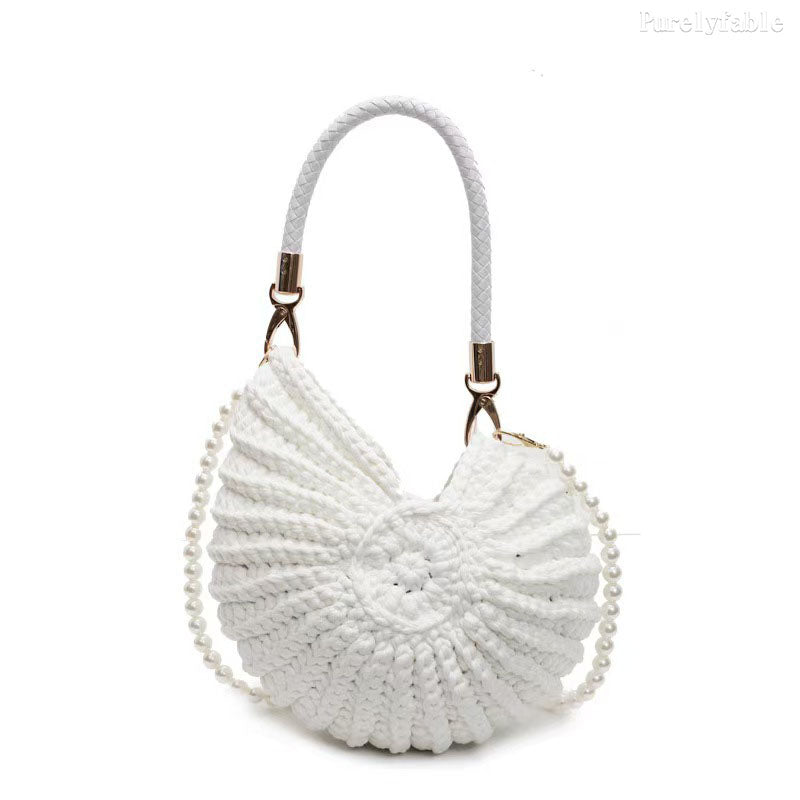 Green Conch Shell Bag