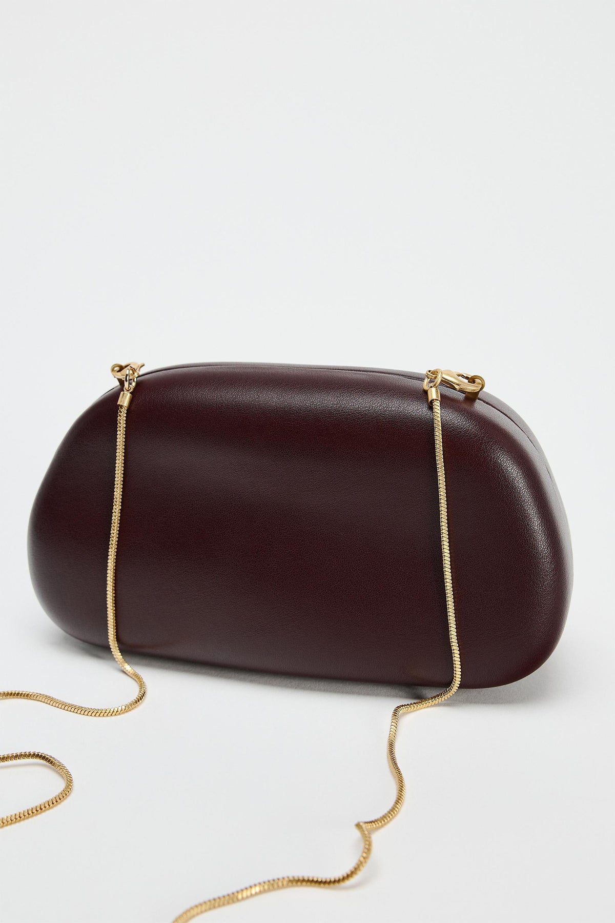 Curved Metal Box Bag