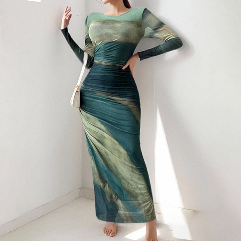 Harper sexy fitted and waist-hugging long dress