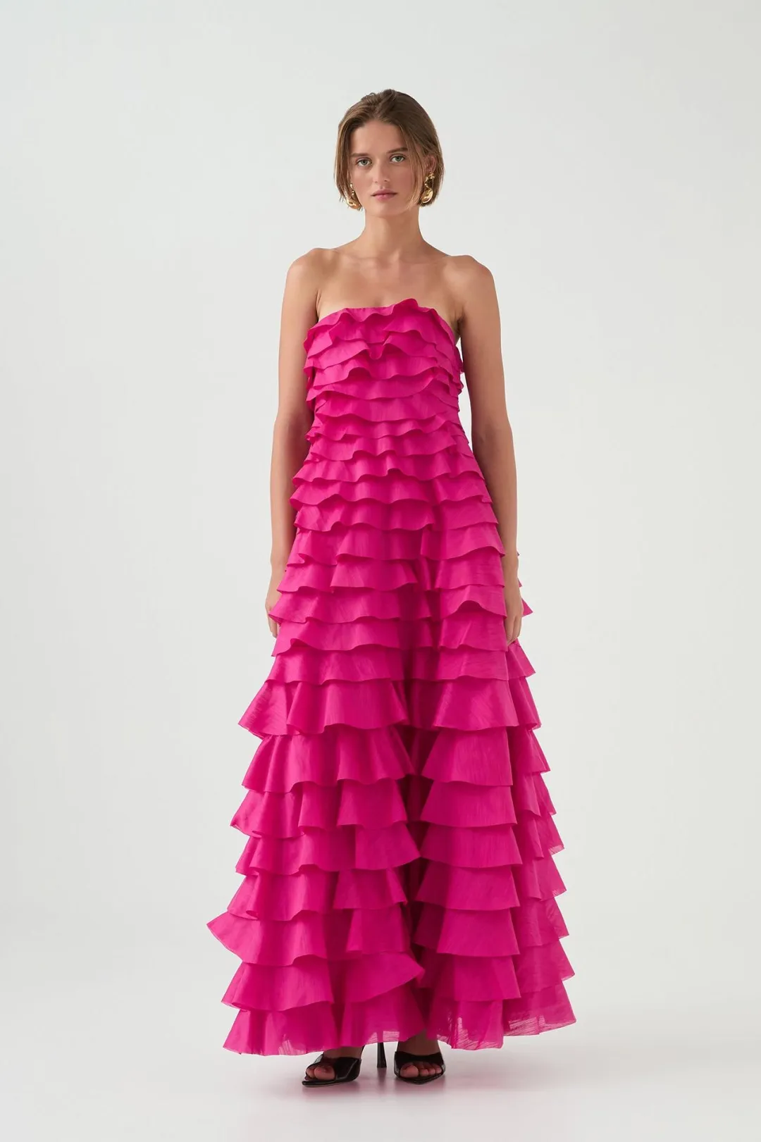 Savannah Floral Ruffle Maxi Dress