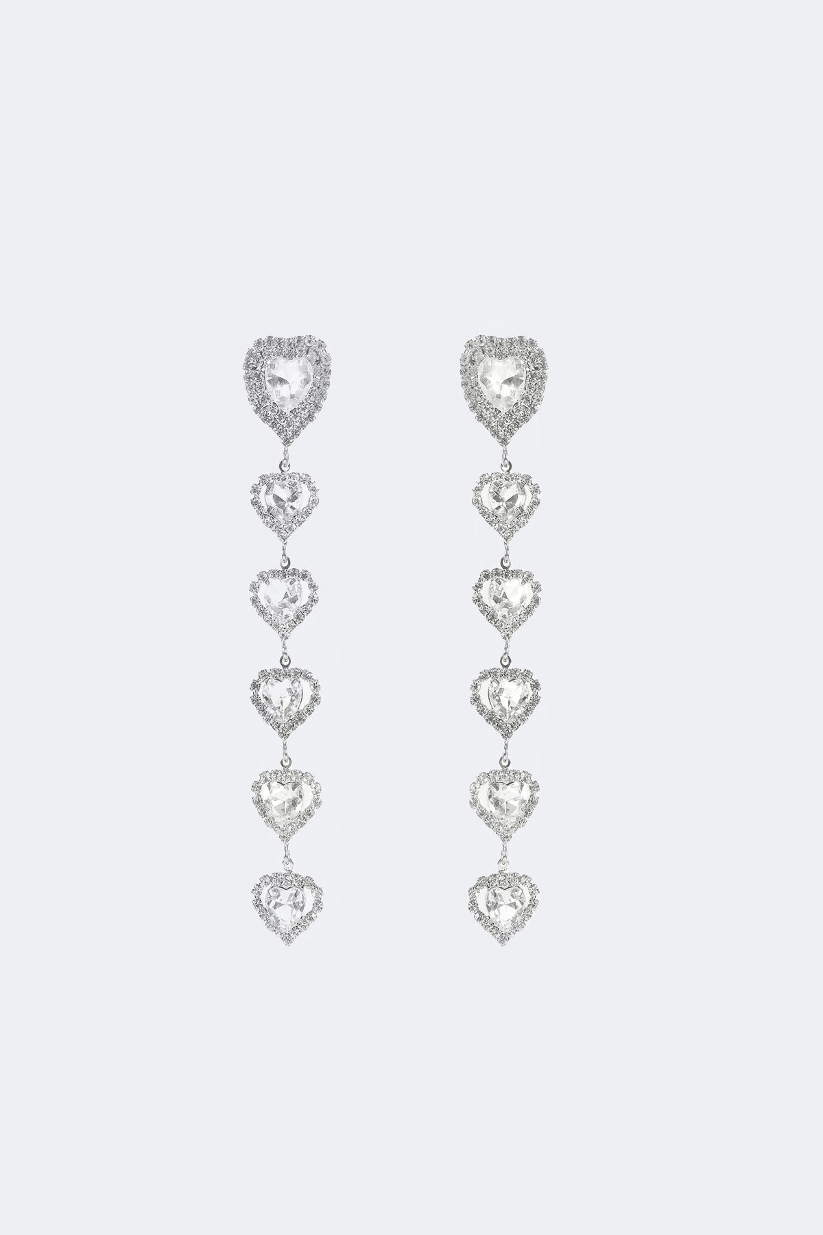 Designed Heart Shaped Necklace & Heart Shape Earrings Set