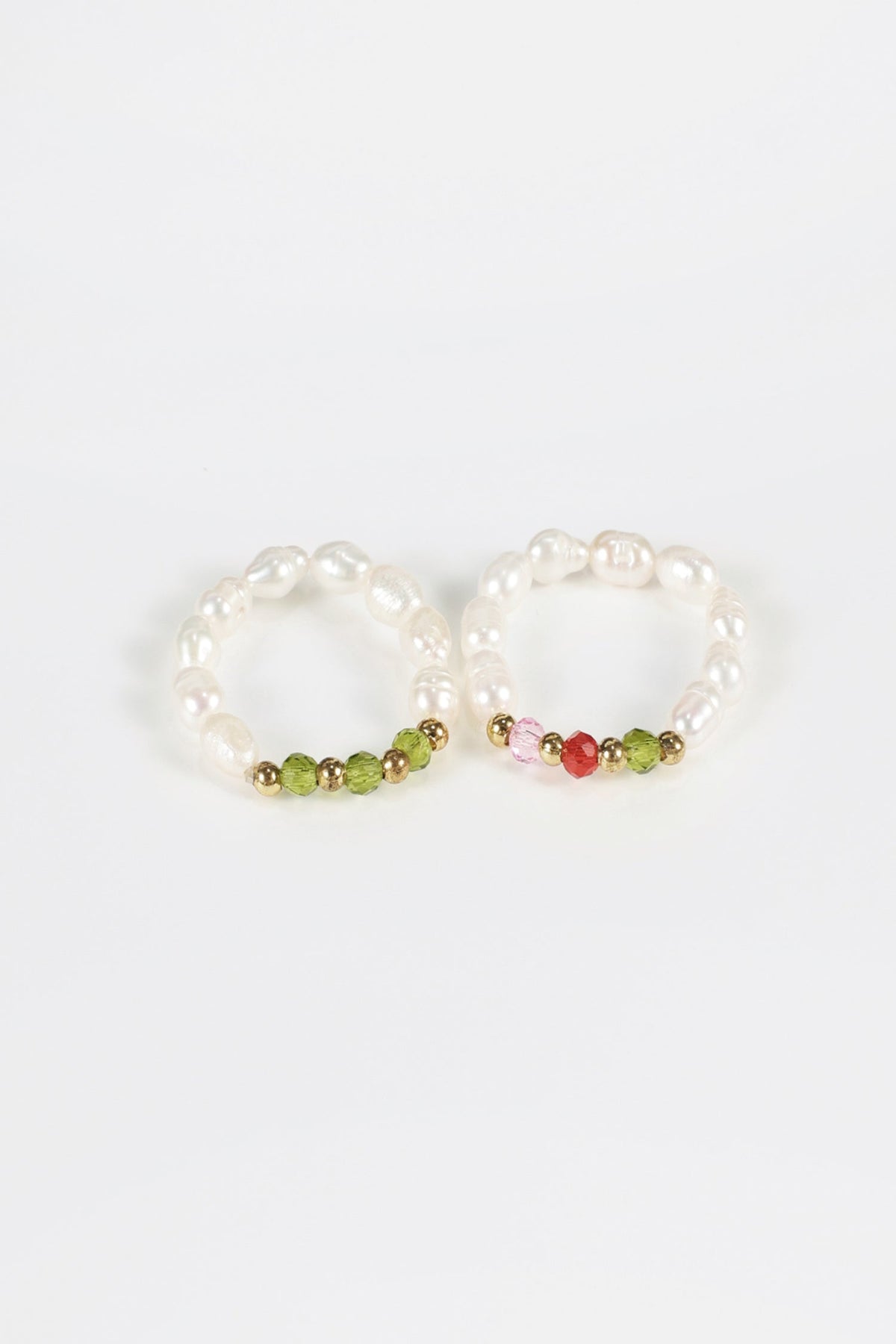 Faux Pearl Beaded Rings