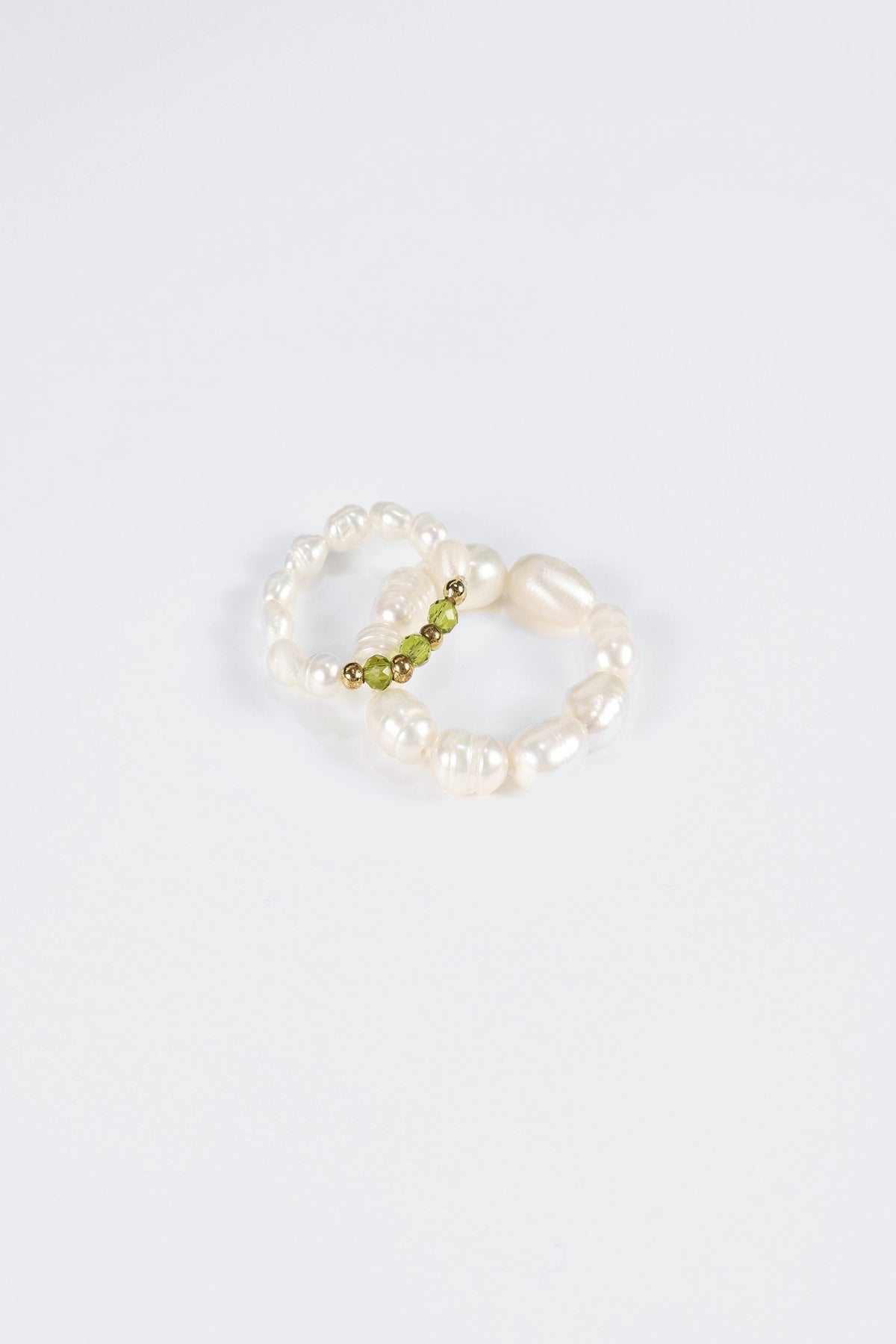 Faux Pearl Beaded Rings