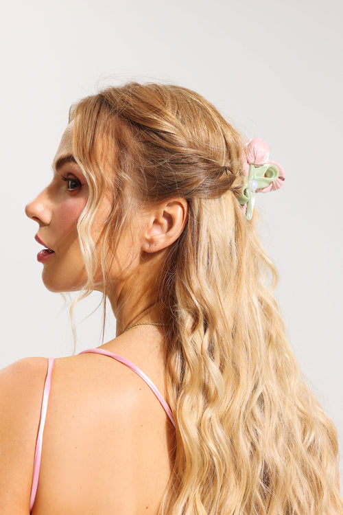 3D Floral Claw Clip