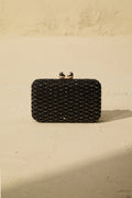 Diamond Embellished Box Clutch