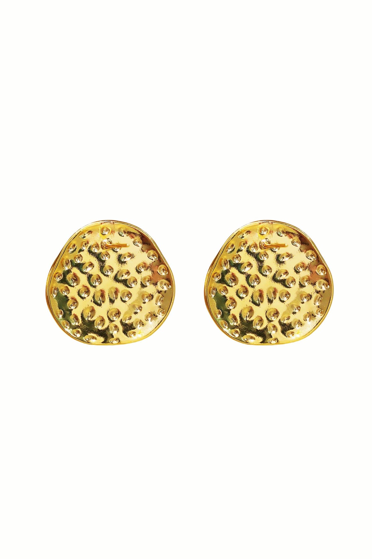 Irregular Edge Pearl Earrings