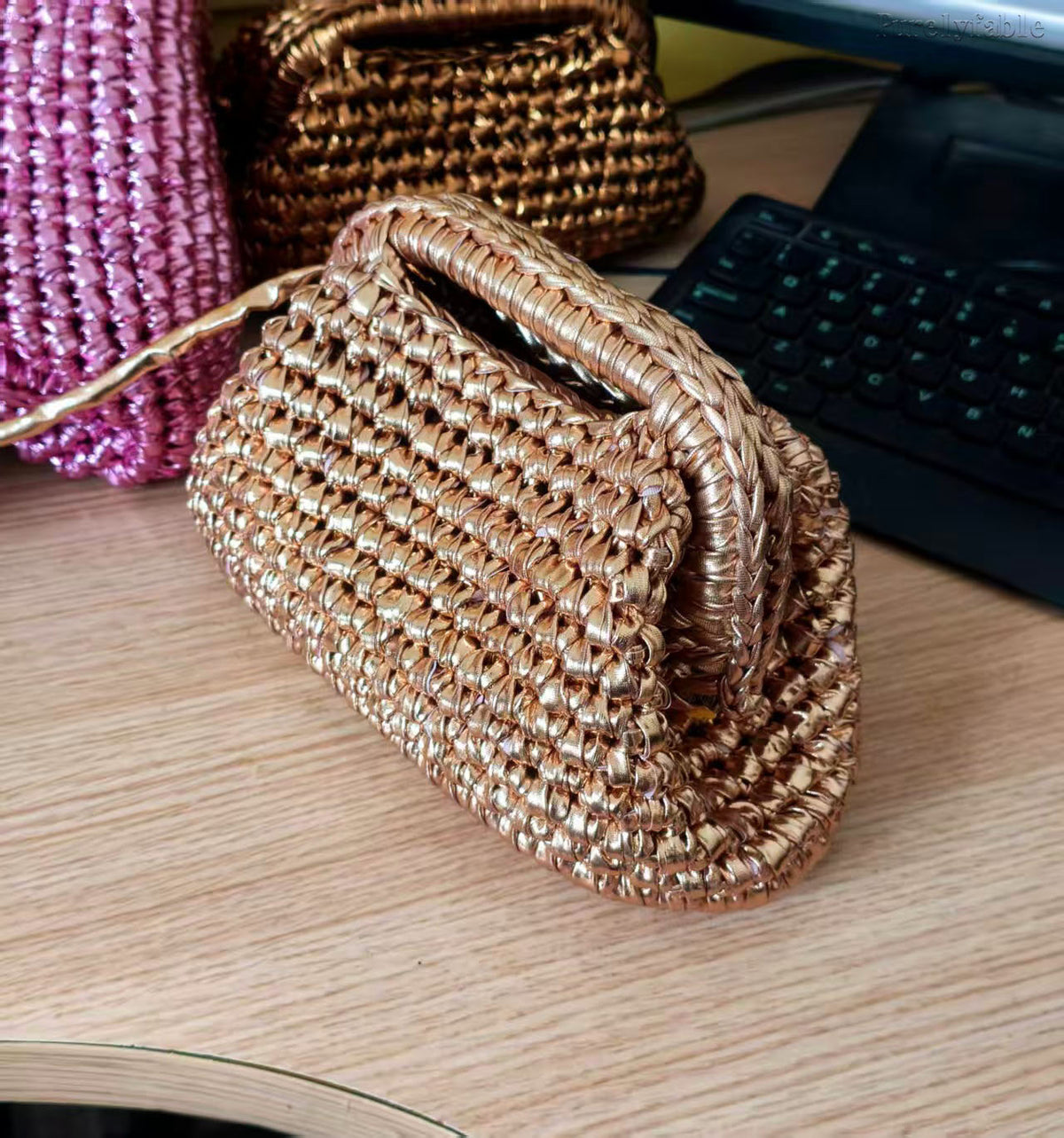 Red Chain Crossbody Bag
