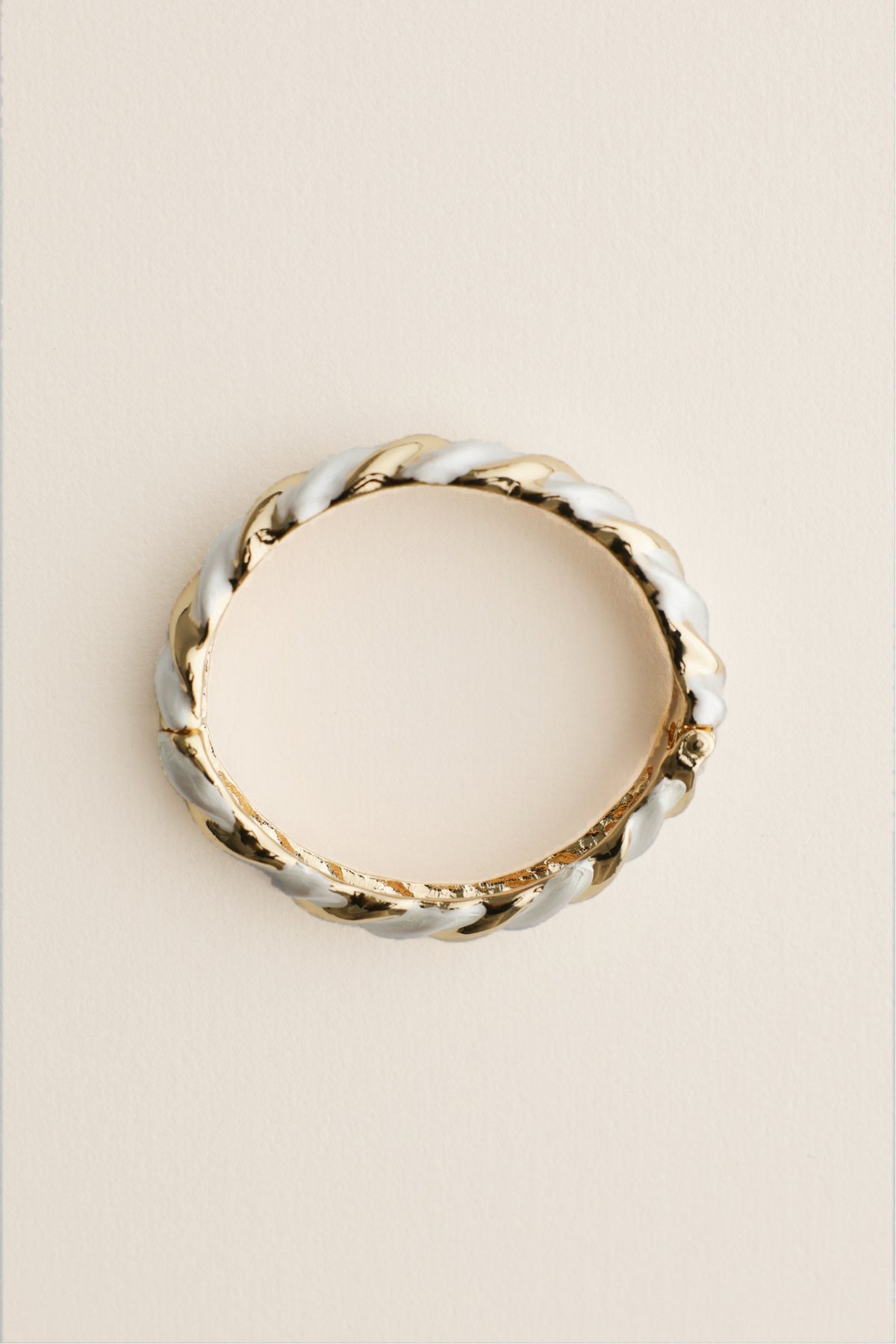Twisted Mixed-metal Bracelet