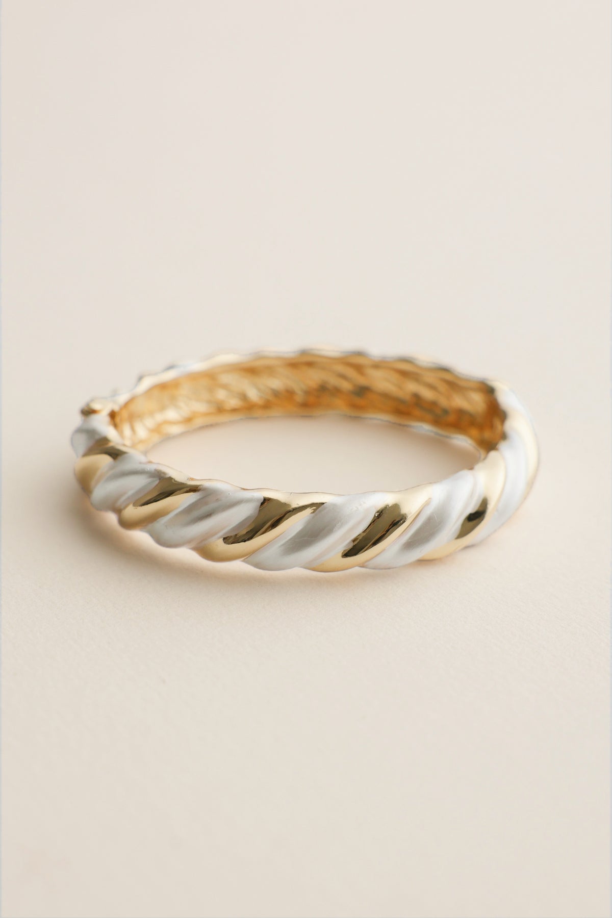 Twisted Mixed-metal Bracelet